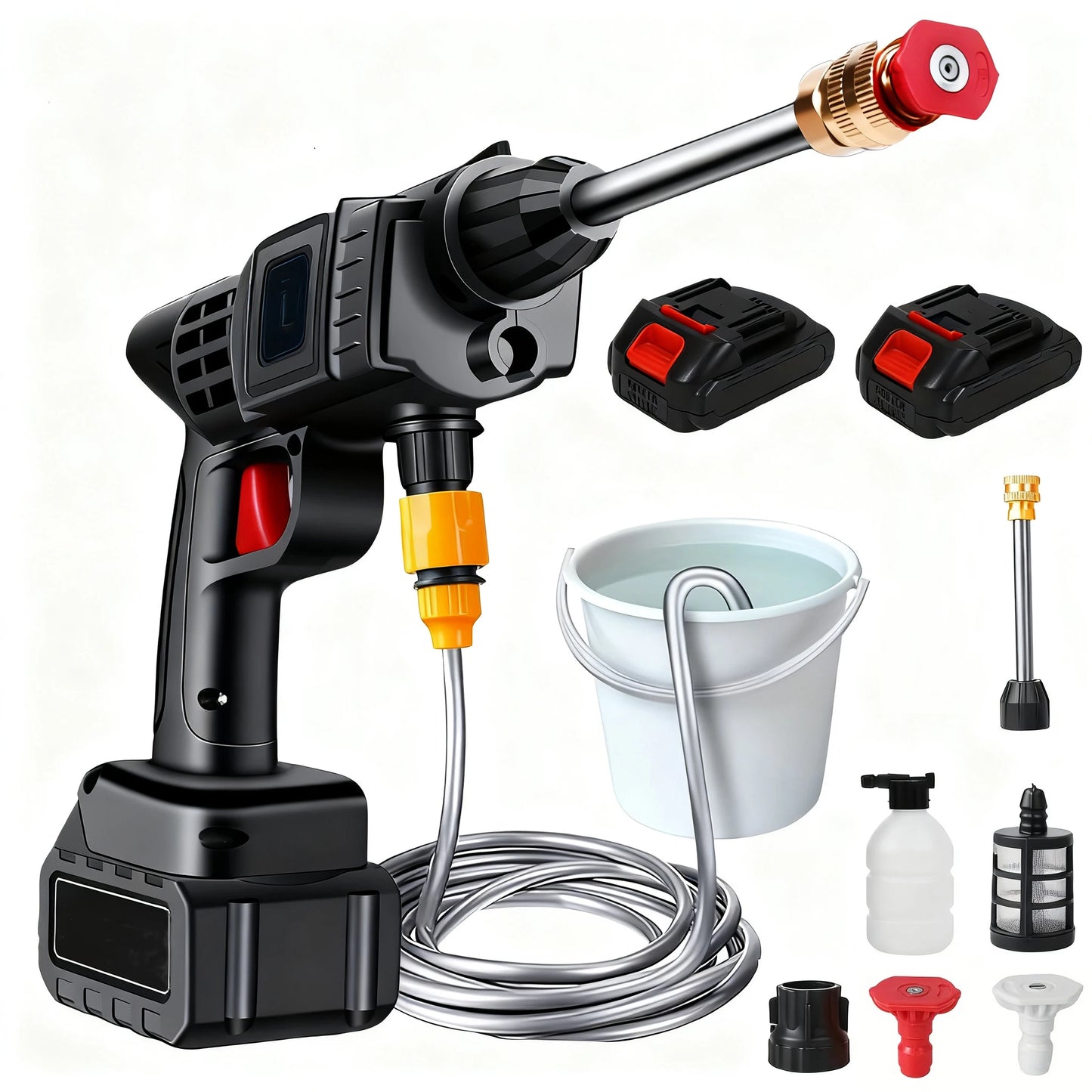 50Bar Cordless High Pressure lever Wash Spray Water Gun Car Wash Pressure Water washing Machine For Makita 24V Battery