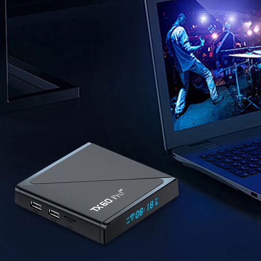 TX60 PRO Android 16 TV Set Top Box 2.4G/5G Dual WiFi Media Players with Remote 14K Android Smart TV Box 16GB/256GB AU/UK/US/EU