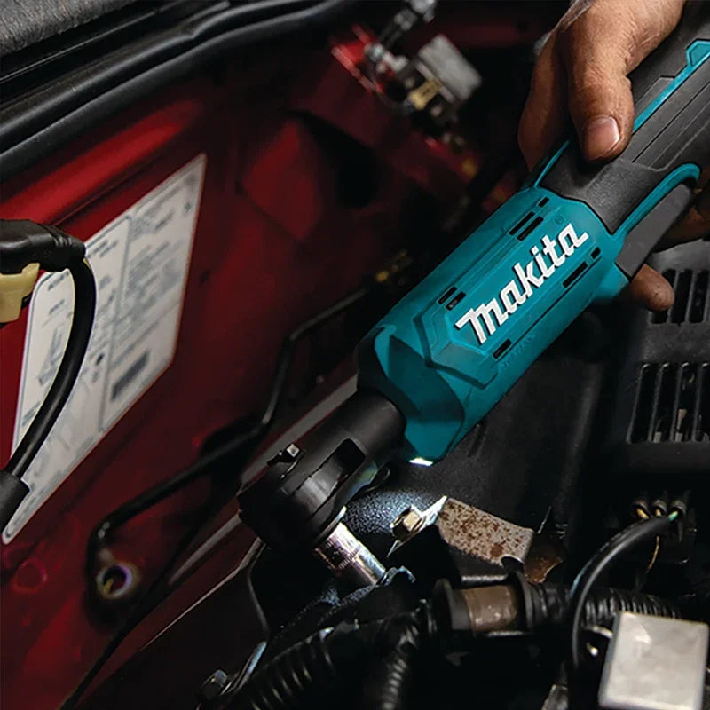 Makita Ratchet Right Angle Wrench Brushless Cordless Driver Multifunction Variable Speed Power Wrench LED 18V Power Tools