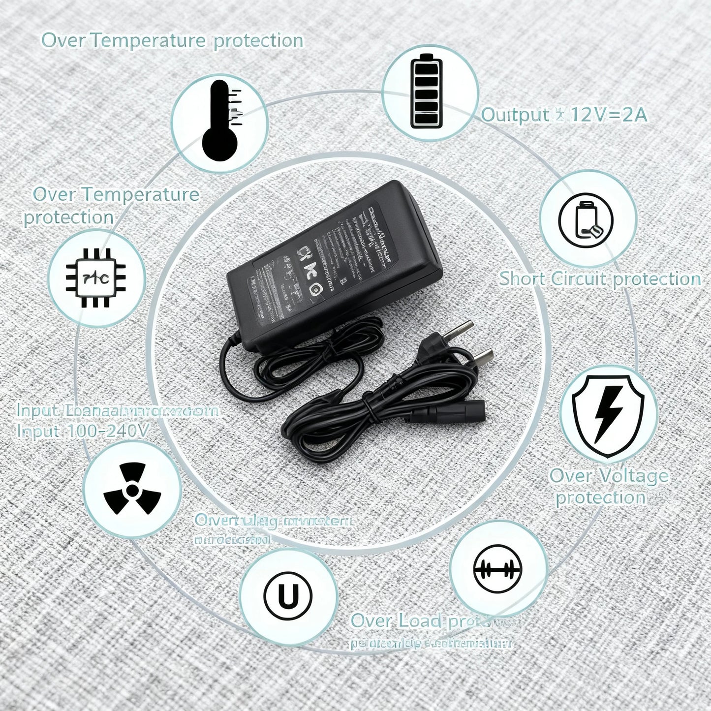 42V 2A Universal Battery Charger Adapter for Ninebot Es1 Es2 Es4 E22 E25 F40 F20 Xiaomi M365 1S pro Pro2 Electric Scooter