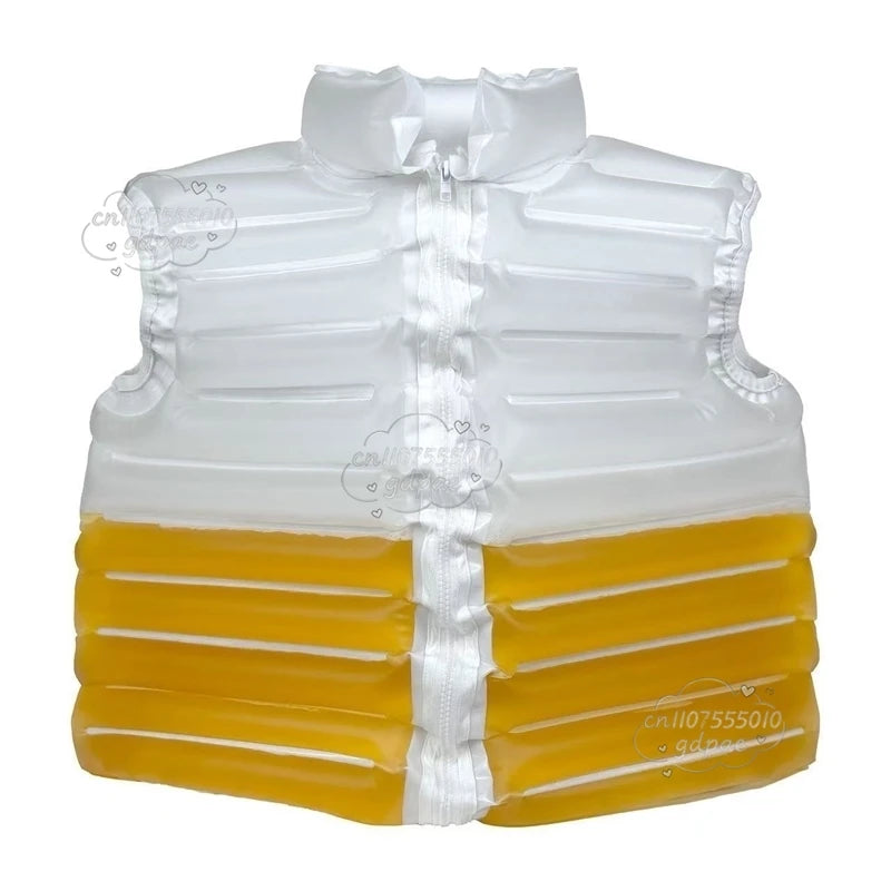 Leak-proof Beer Jacket Beer-filled Jacket Cooler Transparent Beer-drinking Vest Hilarious Gag Gift For Pools Parties Festivals