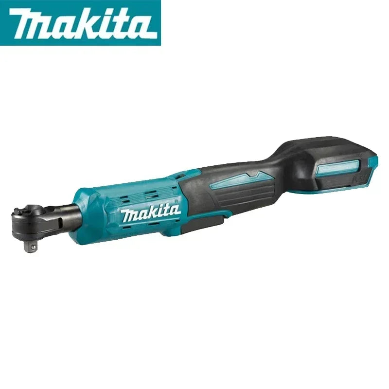 Makita Ratchet Right Angle Wrench Brushless Cordless Driver Multifunction Variable Speed Power Wrench LED 18V Power Tools