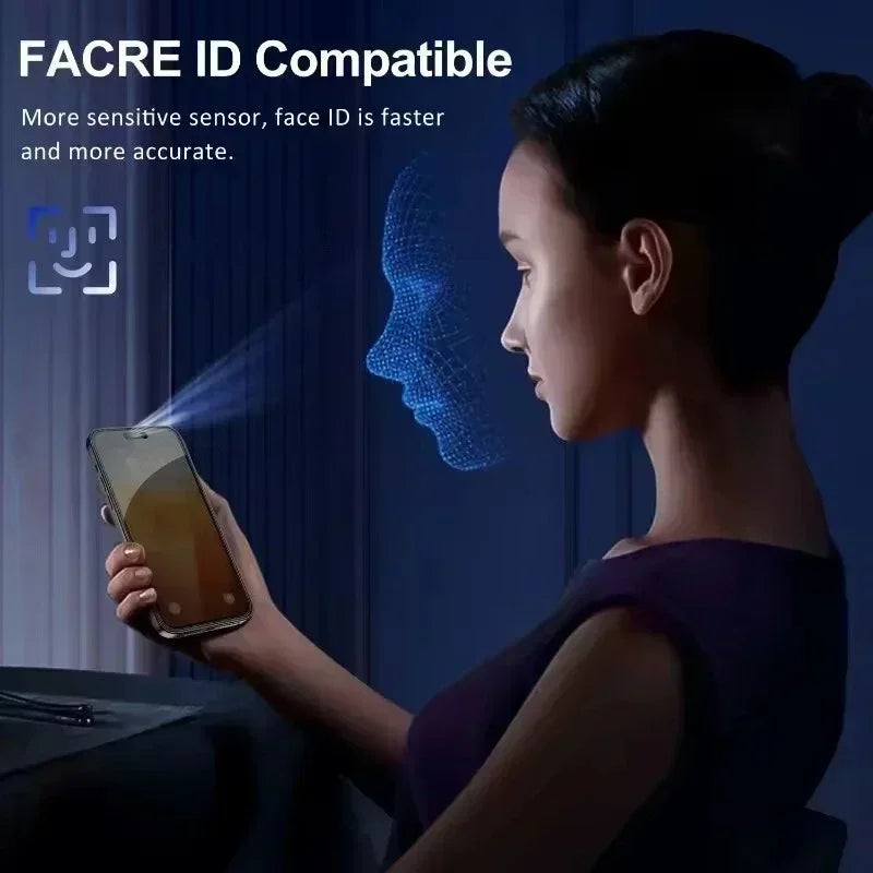 1-5PCS Anti Peep Privacy Tempered Glass For iPhone 12 13 14 15 Pro Max 16 17 Anti Spy Screen Protector