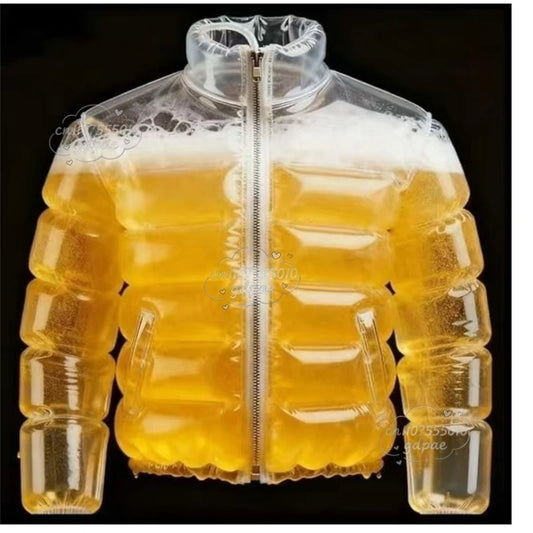 Leak-proof Beer Jacket Beer-filled Jacket Cooler Transparent Beer-drinking Vest Hilarious Gag Gift For Pools Parties Festivals