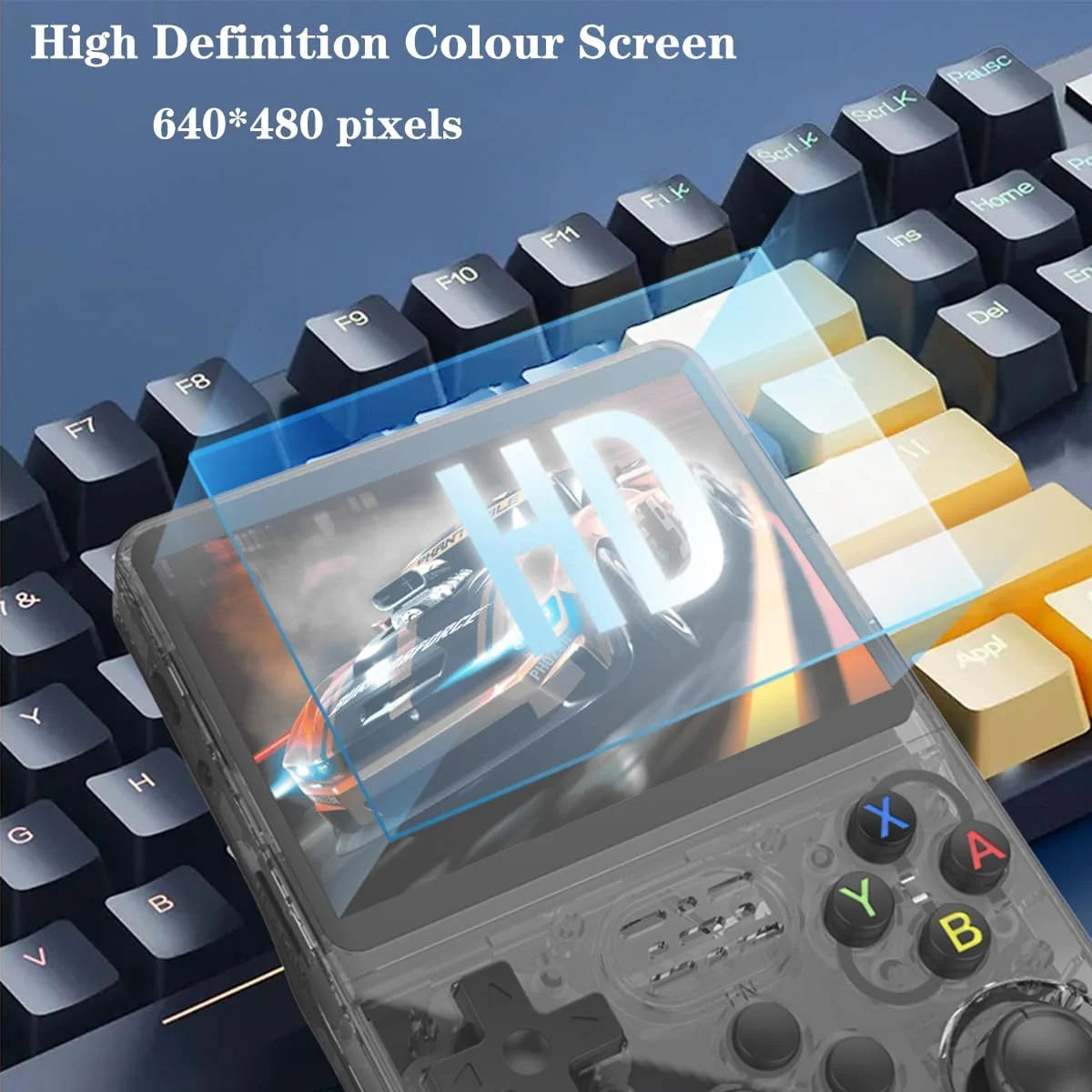 Retro R36S Handheld Video Game Console 3.5 Inch IPS Screen 128GB Preloaded Games Portable Pocket Player Linux System