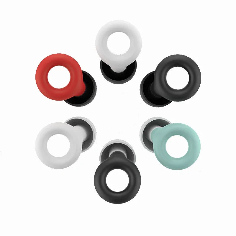 BEECHIP Anti-noise Sleep Soundproof Earplugs Swimming Earplugs Anti-noise Anti-slip Sleep Earplugs Surfing