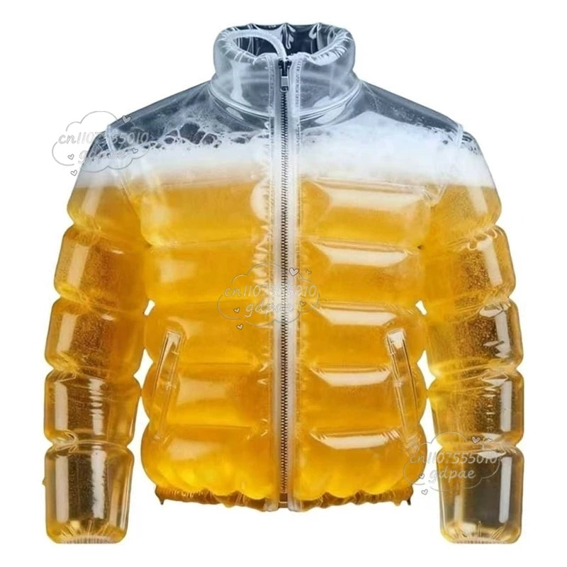 Leak-proof Beer Jacket Beer-filled Jacket Cooler Transparent Beer-drinking Vest Hilarious Gag Gift For Pools Parties Festivals