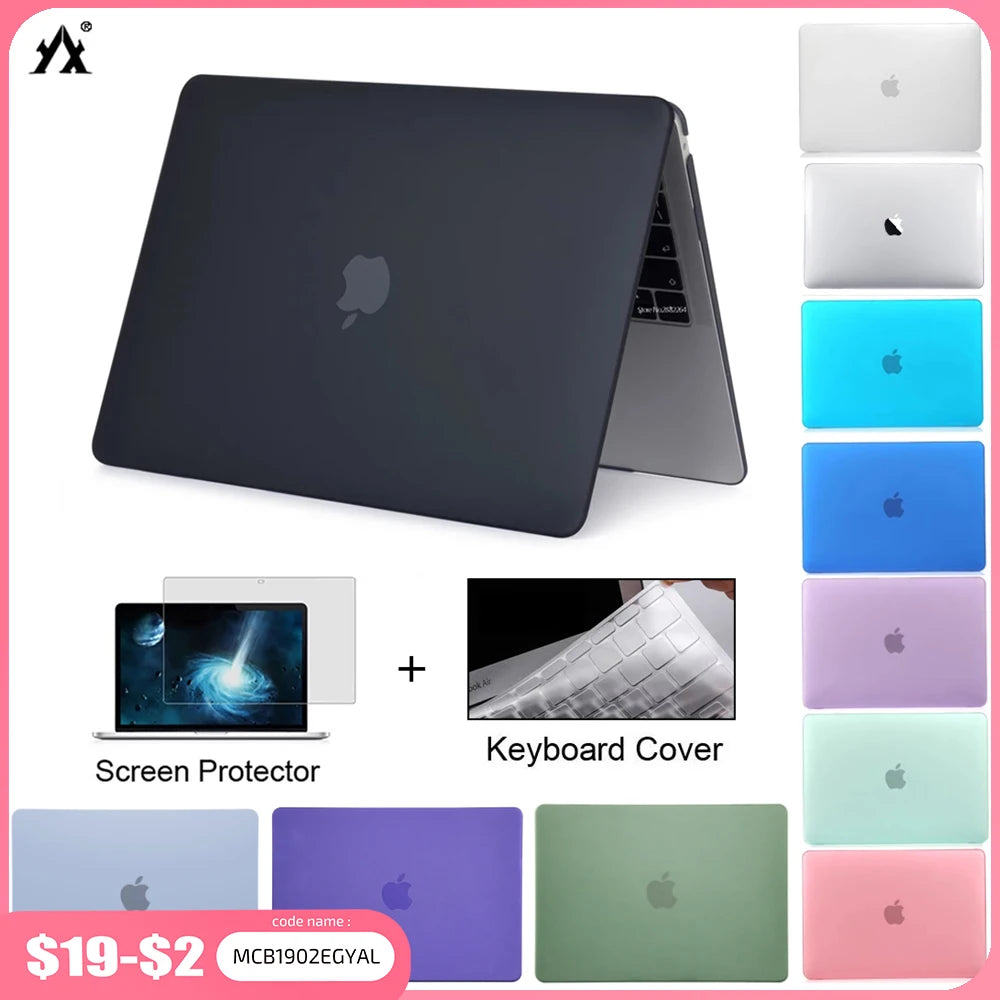 Laptop Case for Macbook Air 13 Case 2026 Neo A18 Pro 16 M3 Funda M1 Pro 13 M5 Air 13.6 15 for Macbook Pro 14 case M5 M4 2025 M2