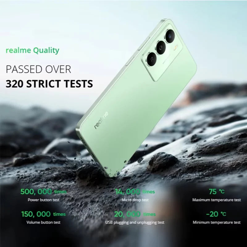 Realme 14x 5G Smartphone Global Version Dimensity 6300 6.67'' 120Hz Eye Comfort Display 5000mAh Battery 50MP Al Camera